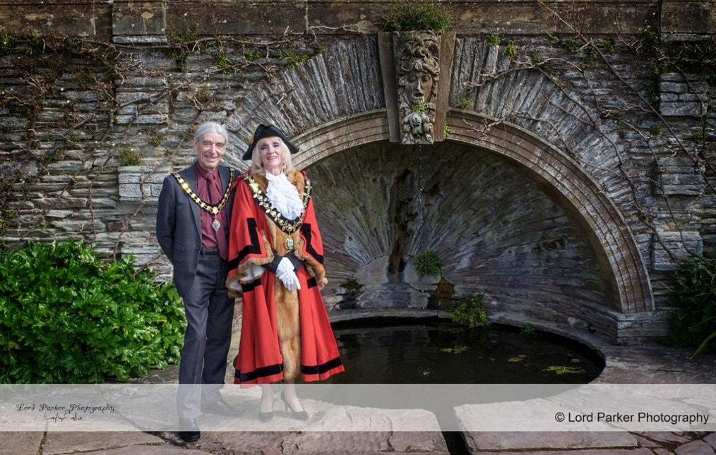 Miss Windsor: Photo by Lord Parker Photography of Former Lord Mayor of Taunton Deane - Cllr Marcia Hill & Consort Mr Hill!
